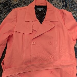 Pink Trench Style Blazer/Jacket